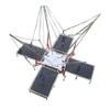 DJBTR33 4 Persons Square Trampoline Bungee with trailer